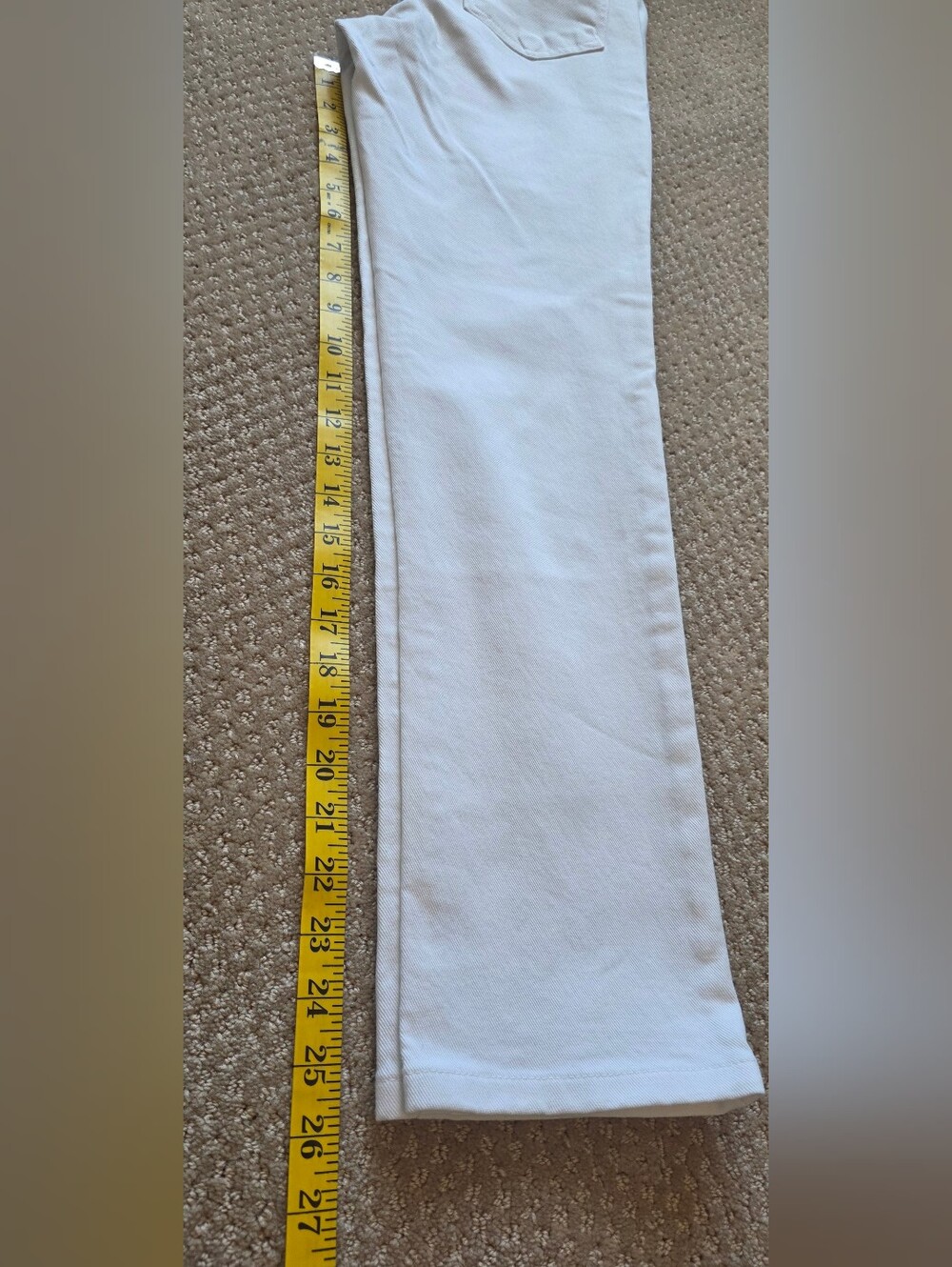 Rag & Bone White Straight-Leg Jeans Size 25